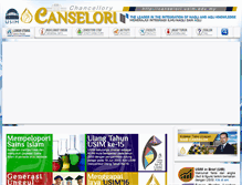 Tablet Screenshot of canselori.usim.edu.my