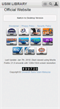 Mobile Screenshot of lib.usim.edu.my