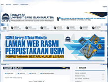 Tablet Screenshot of lib.usim.edu.my