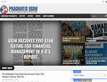 Tablet Screenshot of pragmatis.usim.edu.my